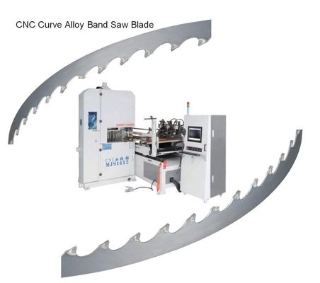 0.65-1.25MM 블레이드 너비 웰딩 된 톱mill 탄화탄자 끝 나무 밴드 단단한 나무를 위해 톱 블레이드