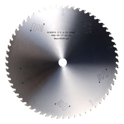 2-5MM 두께 알루미늄 TCT 탄화물 이빨 금 틴 코팅을 가진 원형 톱 블레이드