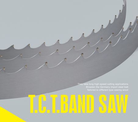 0.65-1.25MM 블레이드 너비 웰딩 된 톱mill 탄화탄자 끝 나무 밴드 단단한 나무를 위해 톱 블레이드