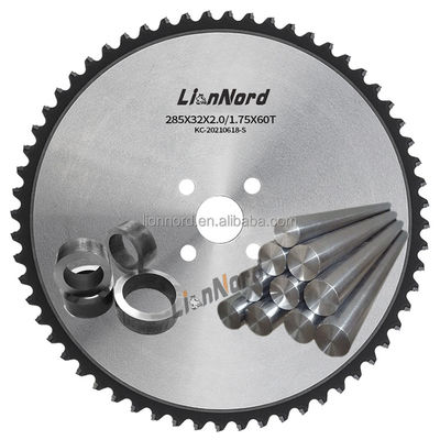 금속 절단용 TCT 원형 냉톱 블레이드 285*1.75*32mm 블레이드 두께 1.7-20