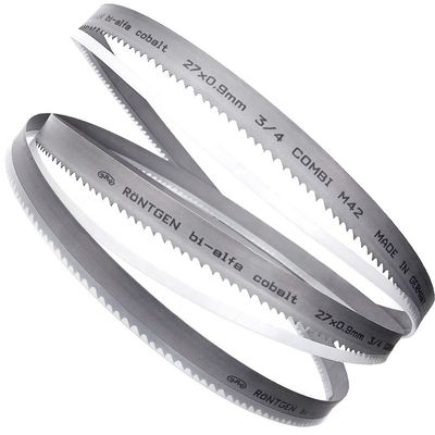 금속 밴드 톱 블레이드 금속 막대 및 튜브 27/34/41/54/67/80 MM 너비 독일 RONTGEN