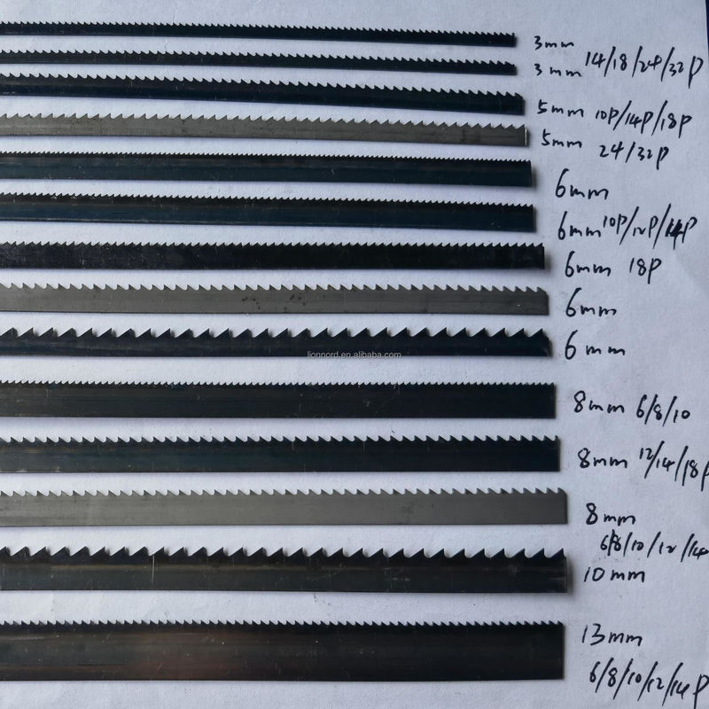 0.6mm 금속 절단 톱 블레이드 3mm 5mm 6mm 8mm 10mm 13mm 나무와 플라스틱 절단